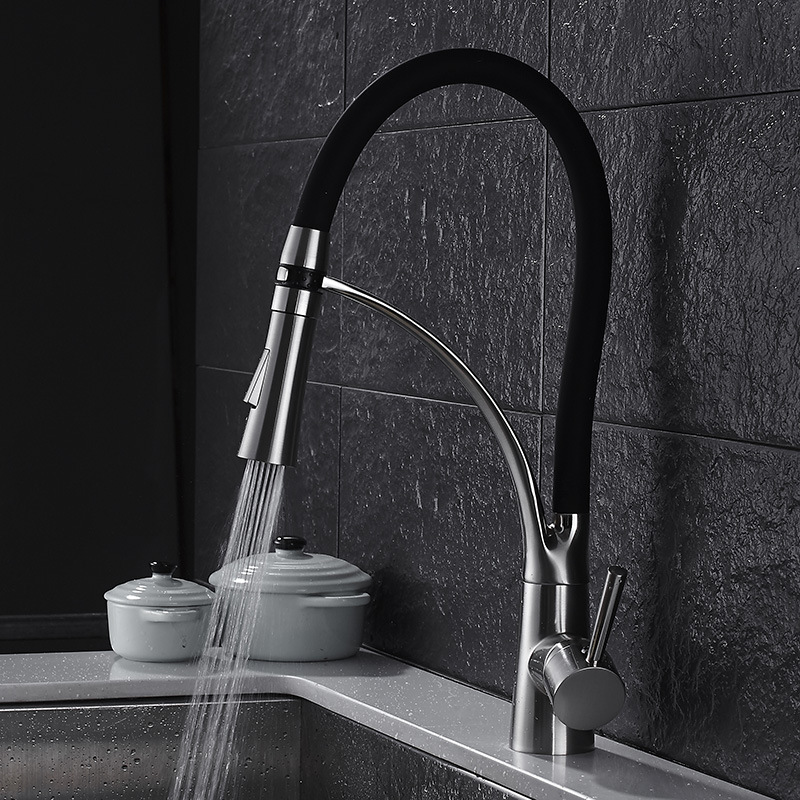 Commercial Kitchen Mixer Tap - Torneira de Cozinha Retrátil em Latão