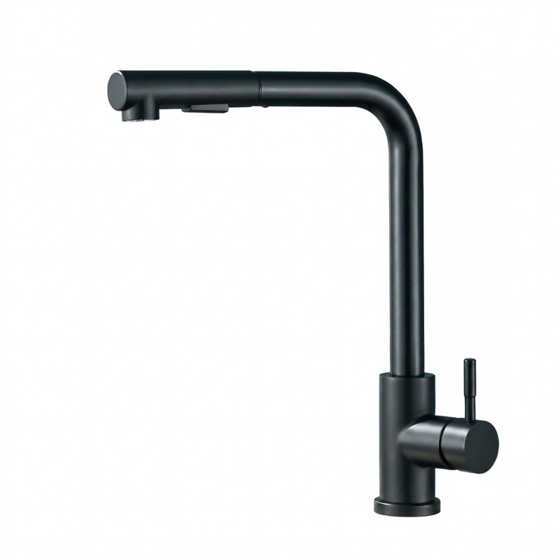 Commercial Kitchen Mixer Tap - Torneira de Cozinha Flexível Preta com
