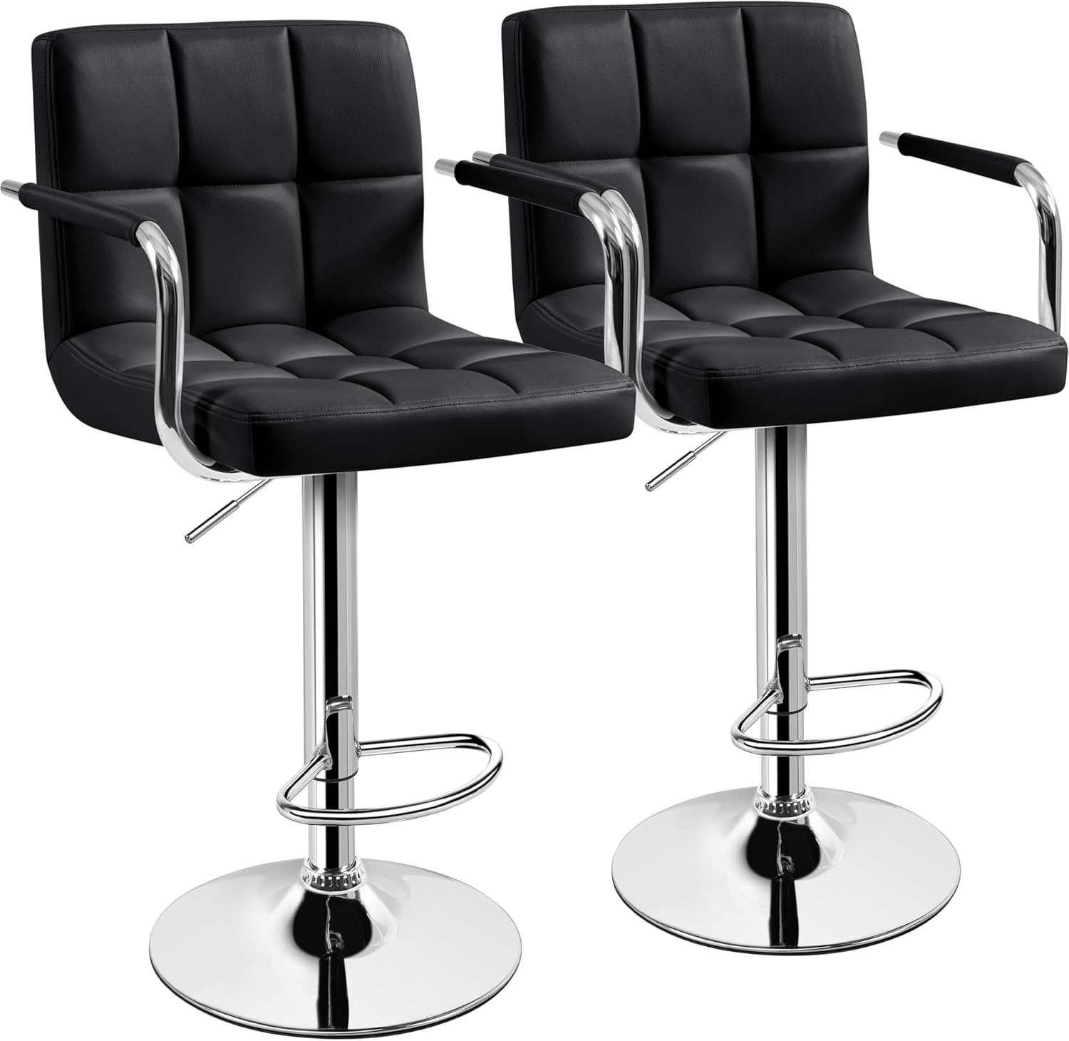 Commercial Kitchen Island - Conjunto de 2 bancos de bar,