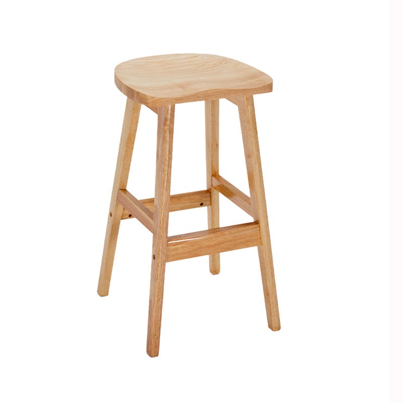 Commercial Kitchen Island - Cadeira de Bar de Madeira Moderna