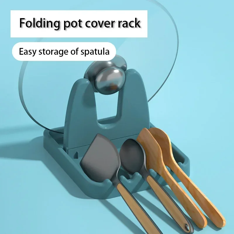 Commercial Kitchen Shelving - 1pc dobrável pote tampa rack suporte