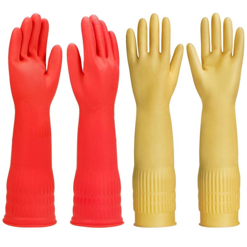 Commercial Kitchen Gloves - Luvas de limpeza de borracha extra