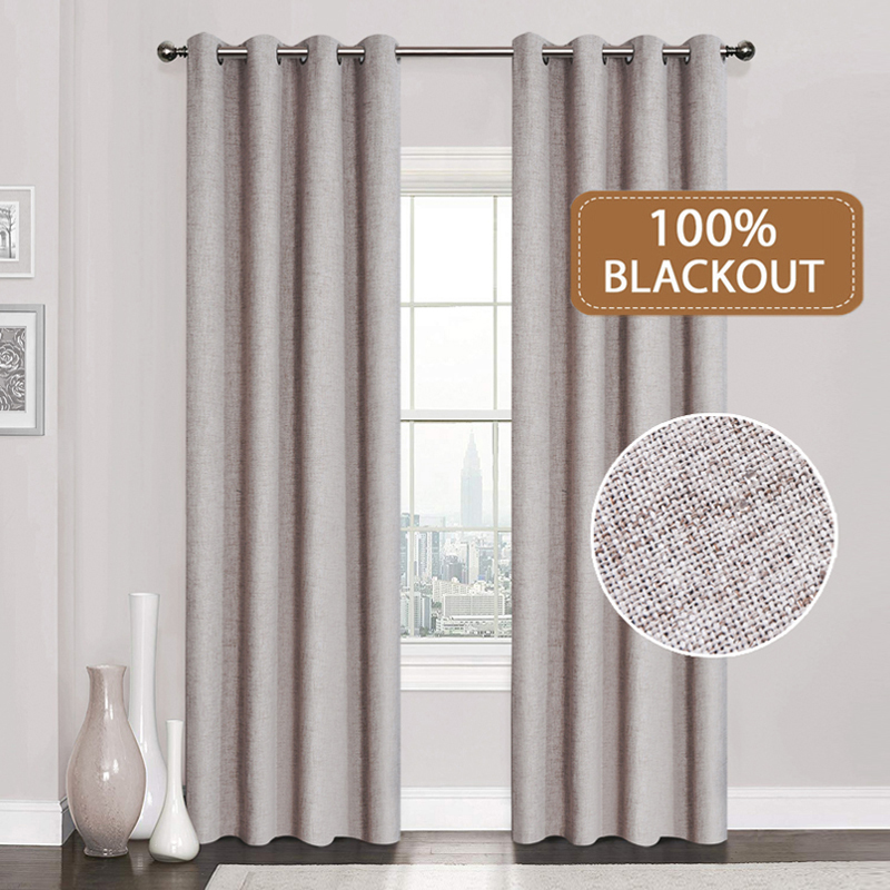 Commercial Kitchen Canopy - Linho 100% cortinas blackout para cozinha