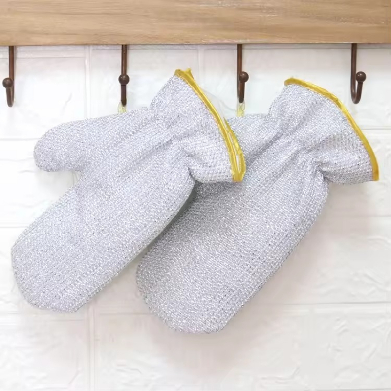 Commercial Kitchen Gloves - 1/2 pçs luvas de prata luvas