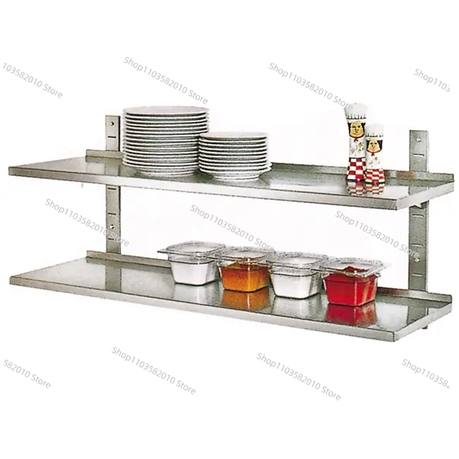 Wall Shelf Commercial Kitchen - Equipamento de Cozinha Industrial Prateleira Dupla
