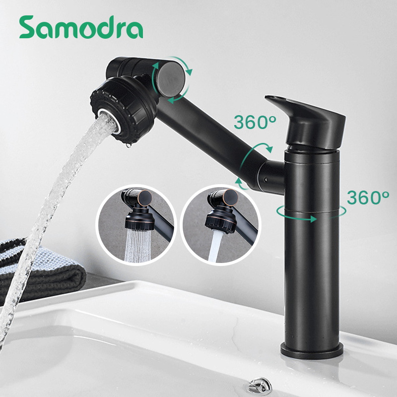 Commercial Kitchen Mixer Tap - Torneira De Pia Preta Para Banheiro,