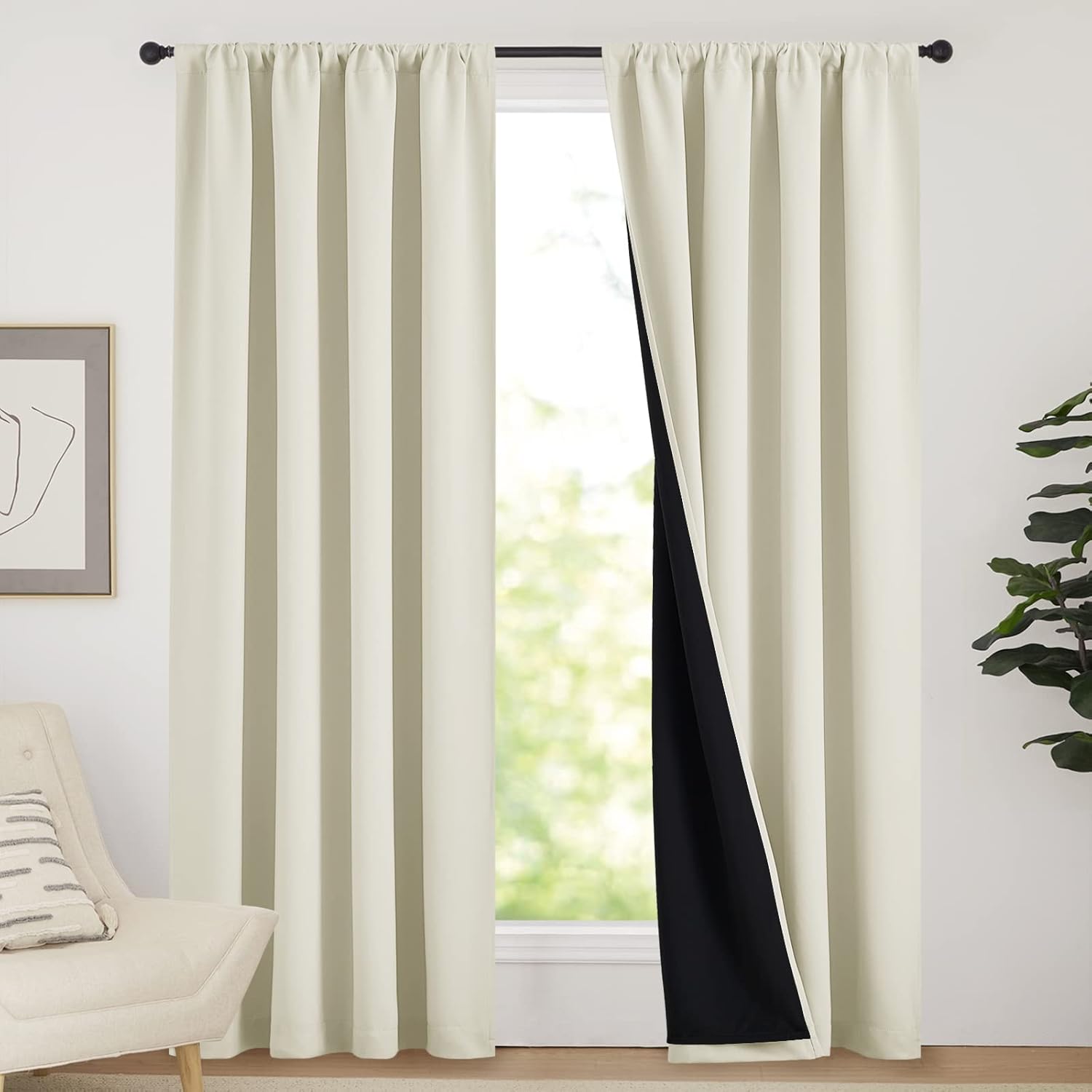 1 peça Cortina 100% Blackout c - Commercial Kitchen Canopy avaliação e preço