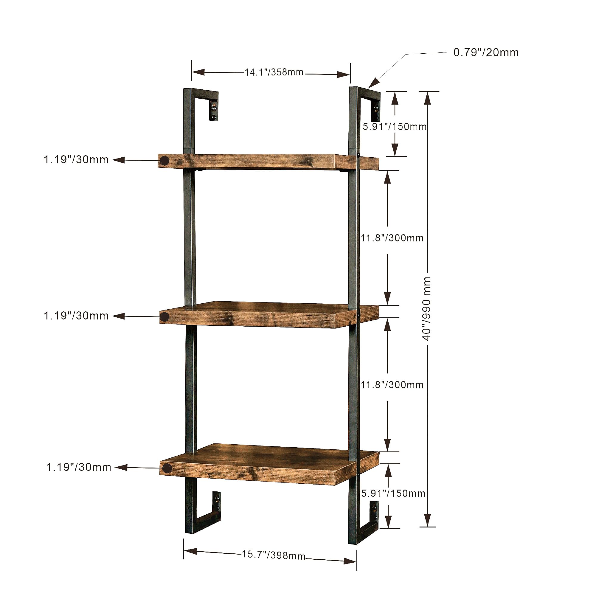 Prateleiras Flutuantes de Pare - Wall Shelf Commercial Kitchen avaliação e preço