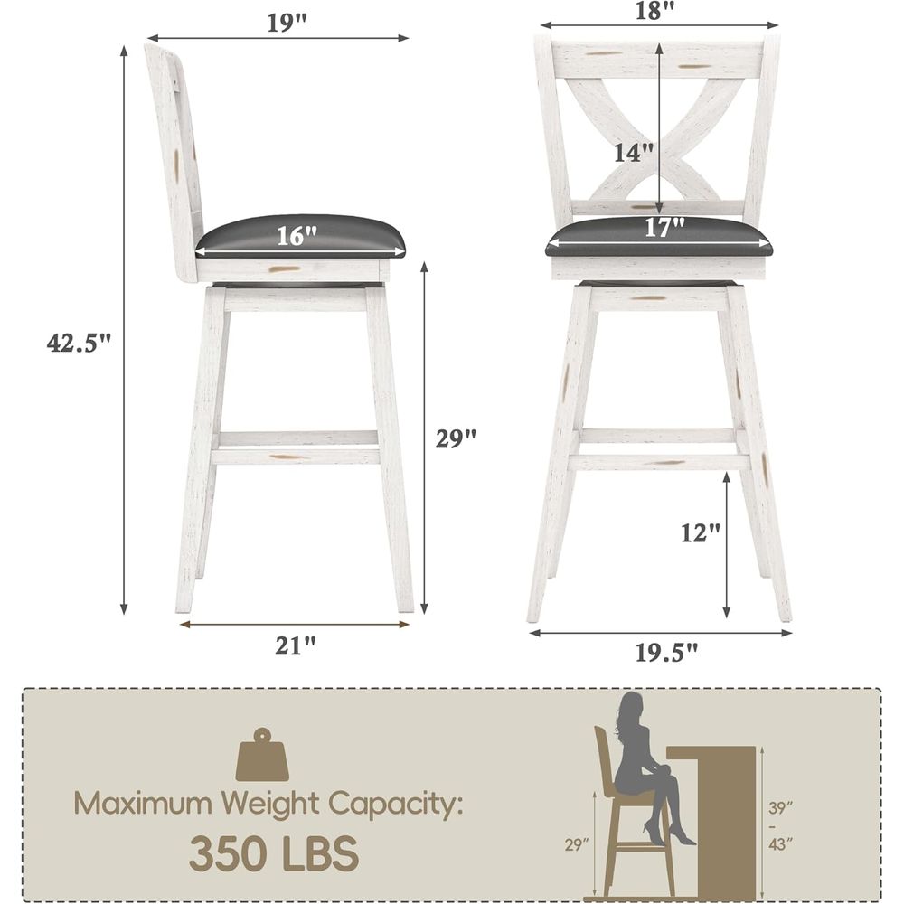 Conjunto de 2 Banquetas Girató - Commercial Kitchen Island avaliação e preço