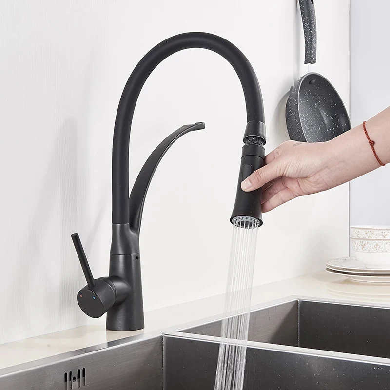 Torneira de Cozinha Preta Gira - Commercial Kitchen Mixer Tap avaliação e preço
