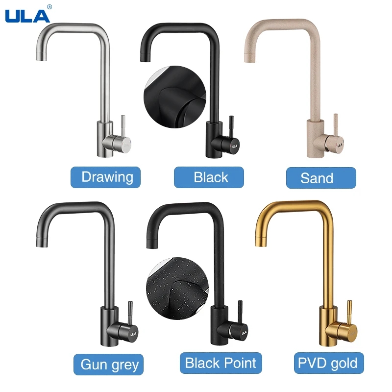 Ula torneira da cozinha de aço - Commercial Kitchen Mixer Tap avaliação e preço
