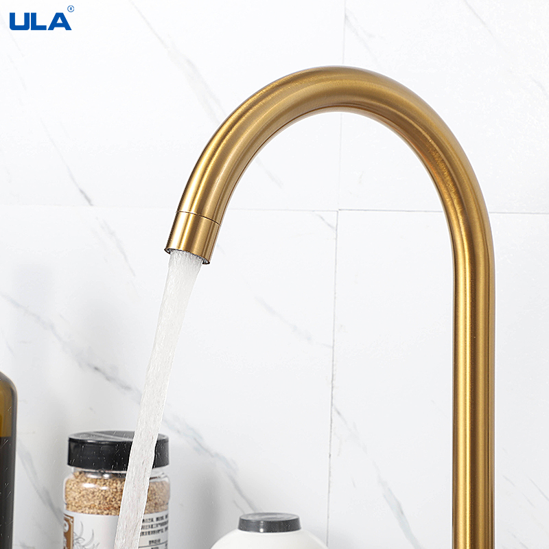 Ula torneira da cozinha de aço - Commercial Kitchen Mixer Tap avaliação e preço