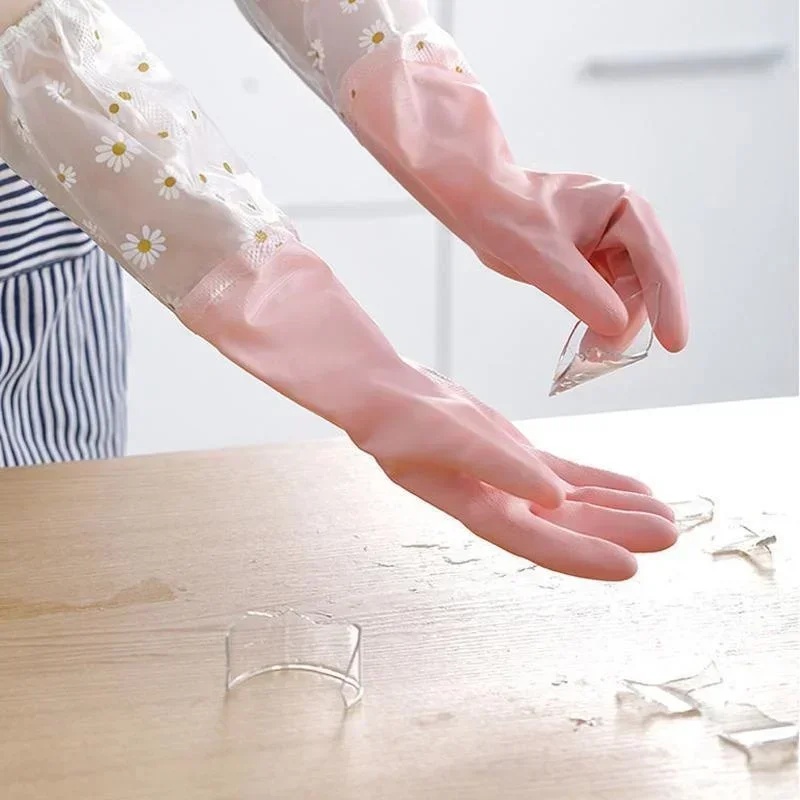 Luvas de Borracha de Manga Lon - Commercial Kitchen Gloves avaliação e preço