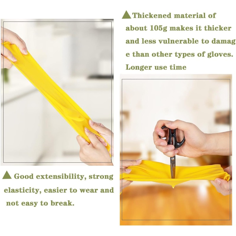 3 Pares de Luvas de Látex para - Commercial Kitchen Gloves avaliação e preço