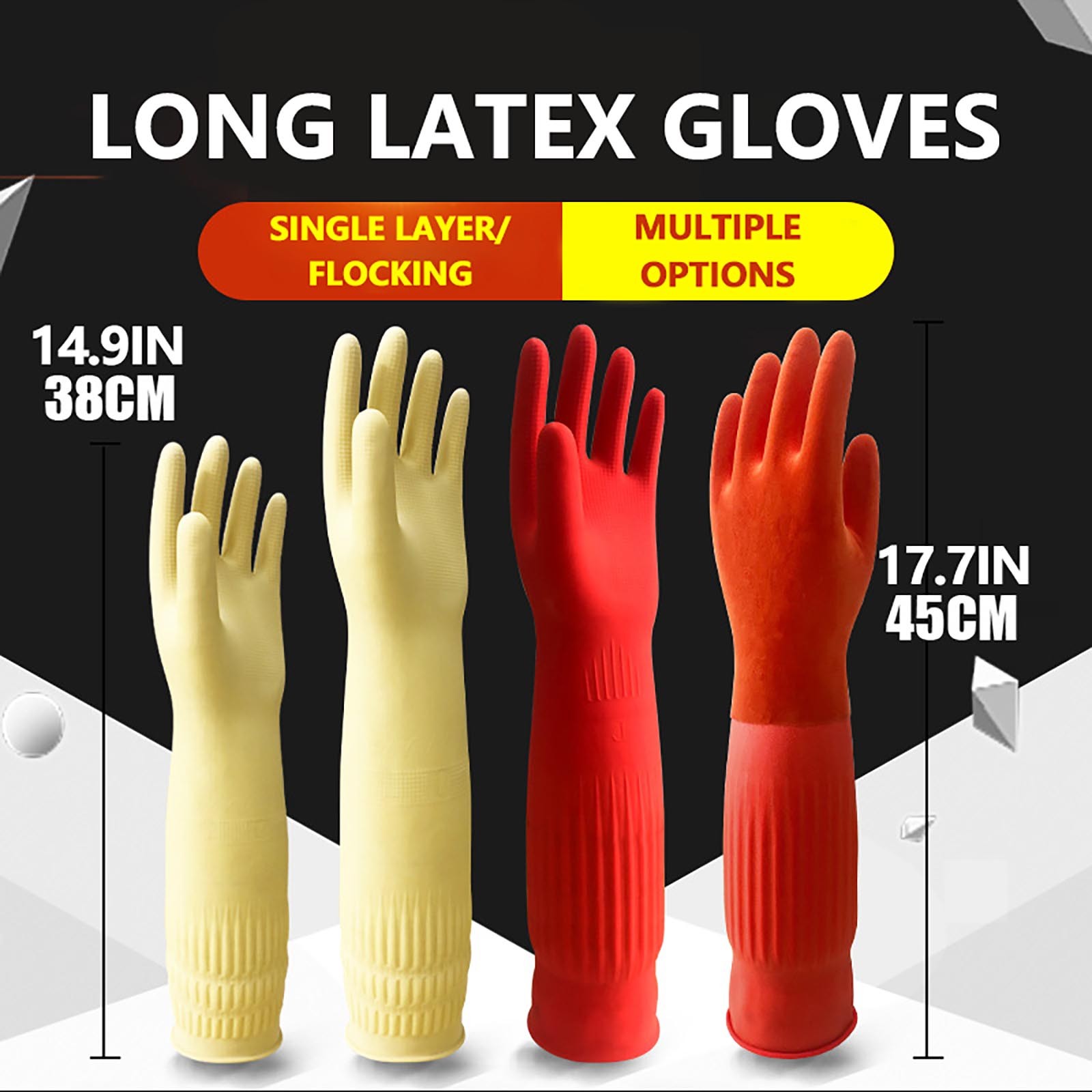 1 par flexível confortável luv - Commercial Kitchen Gloves avaliação e preço