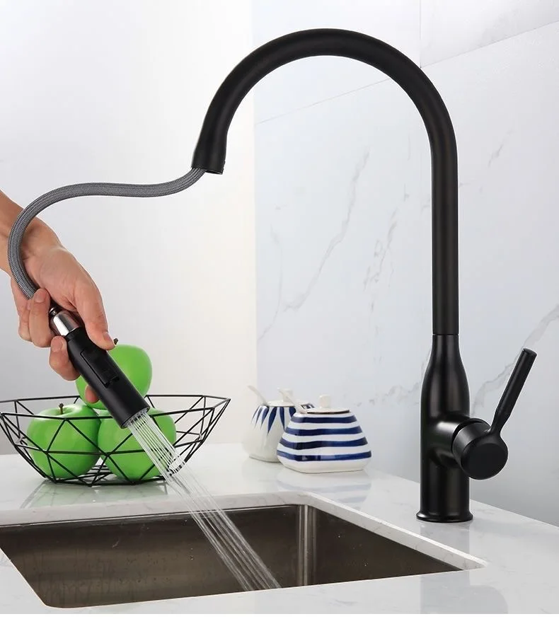 GEGVE-Chrome-Shaped Faucet fle - Commercial Kitchen Mixer Tap avaliação e preço