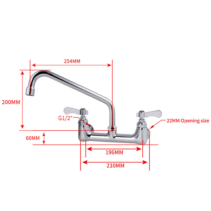 Torneira Misturadora Comercial - Commercial Kitchen Mixer Tap avaliação e preço
