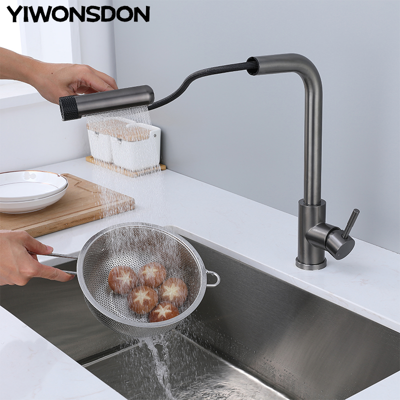 Torneiras de cozinha cinza com - Commercial Kitchen Mixer Tap avaliação e preço