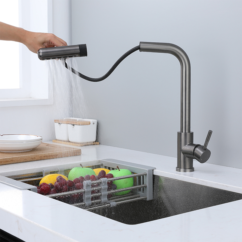 Torneiras de cozinha cinza com - Commercial Kitchen Mixer Tap avaliação e preço