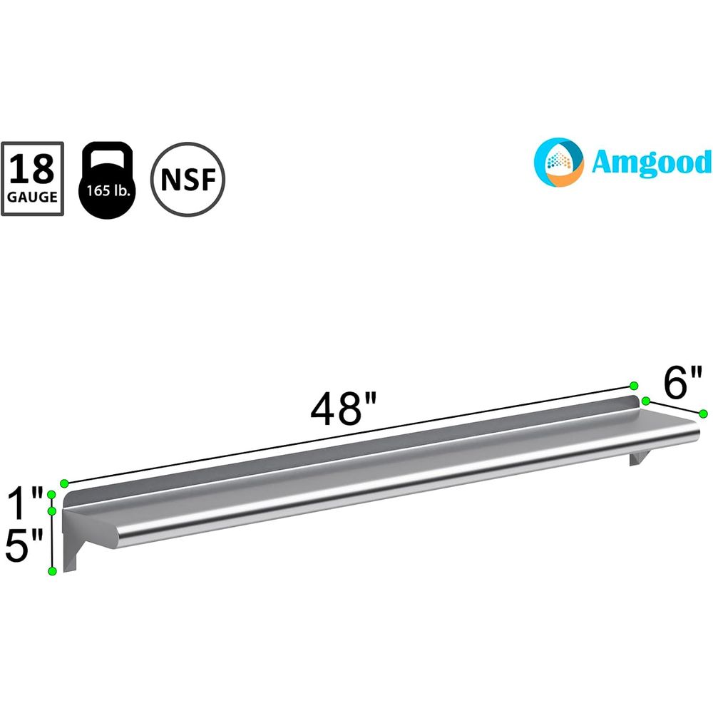 Prateleira de Parede em Aço In - Wall Shelf Commercial Kitchen avaliação e preço