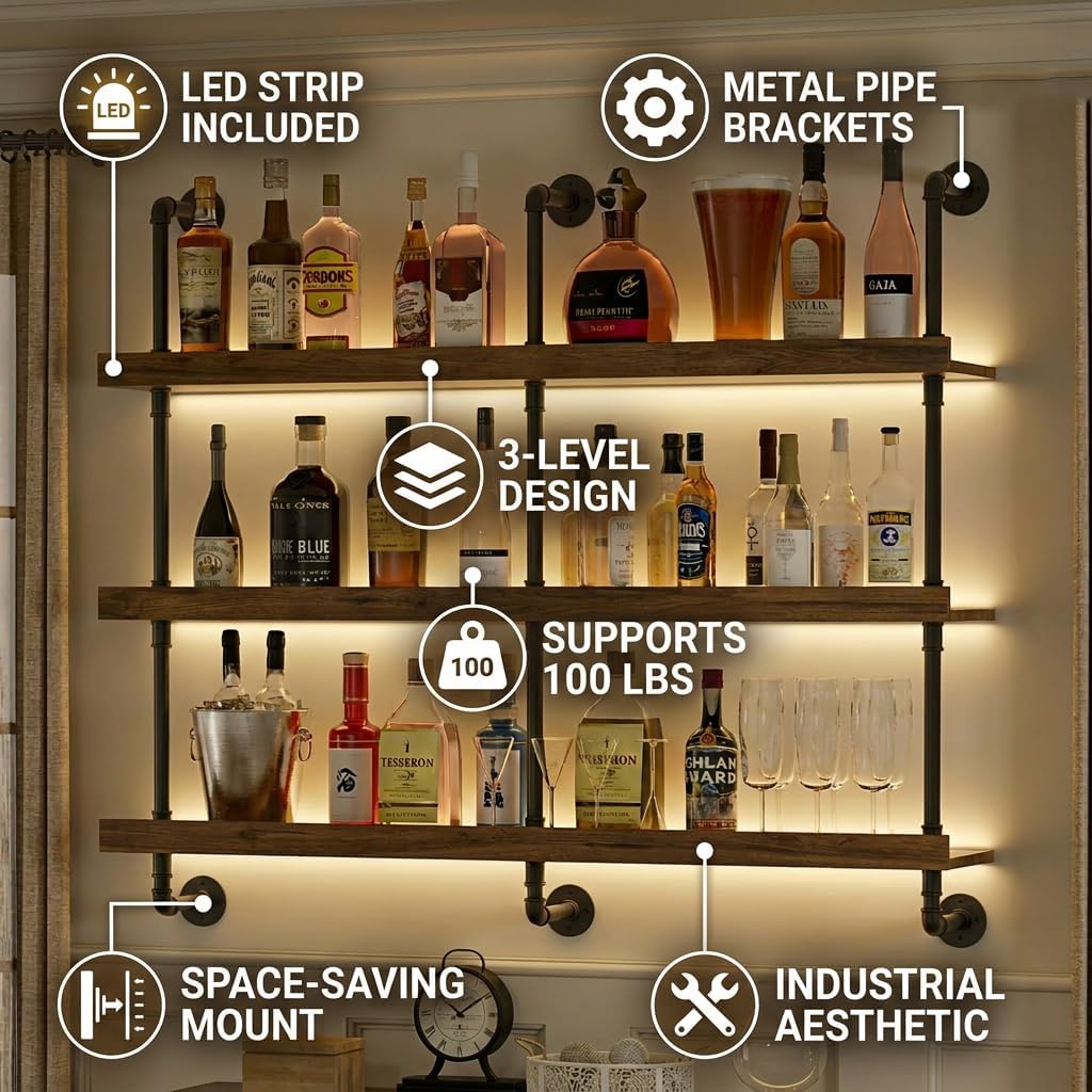 Suporte de parede para garrafa - Commercial Kitchen Shelving avaliação e preço