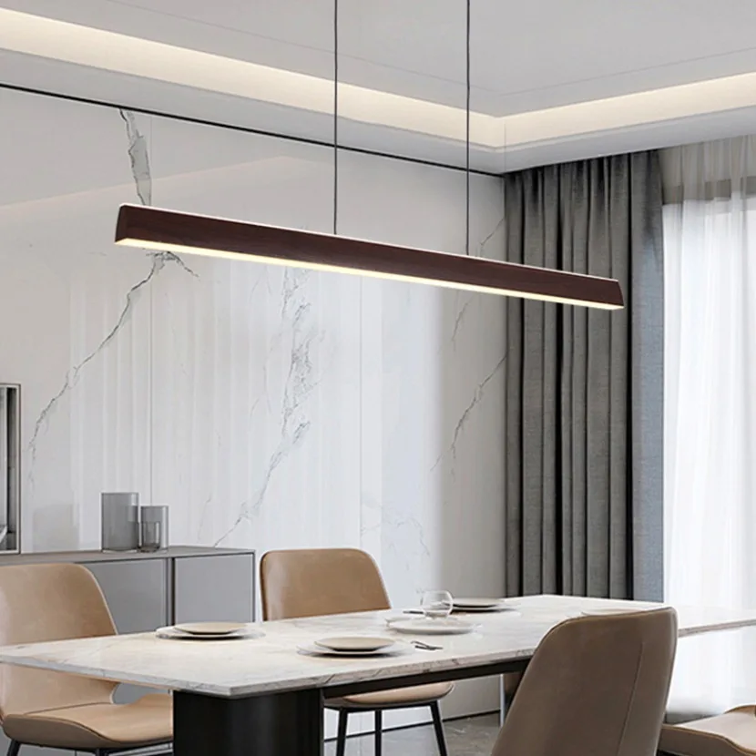 Noz led pingente de luz longa  - Commercial Kitchen Island avaliação e preço