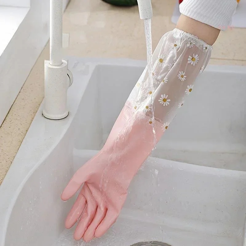 Luvas de Borracha de Manga Lon - Commercial Kitchen Gloves avaliação e preço