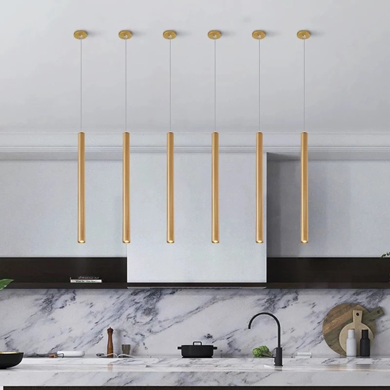 Novo pingente de led tubo long - Commercial Kitchen Island avaliação e preço