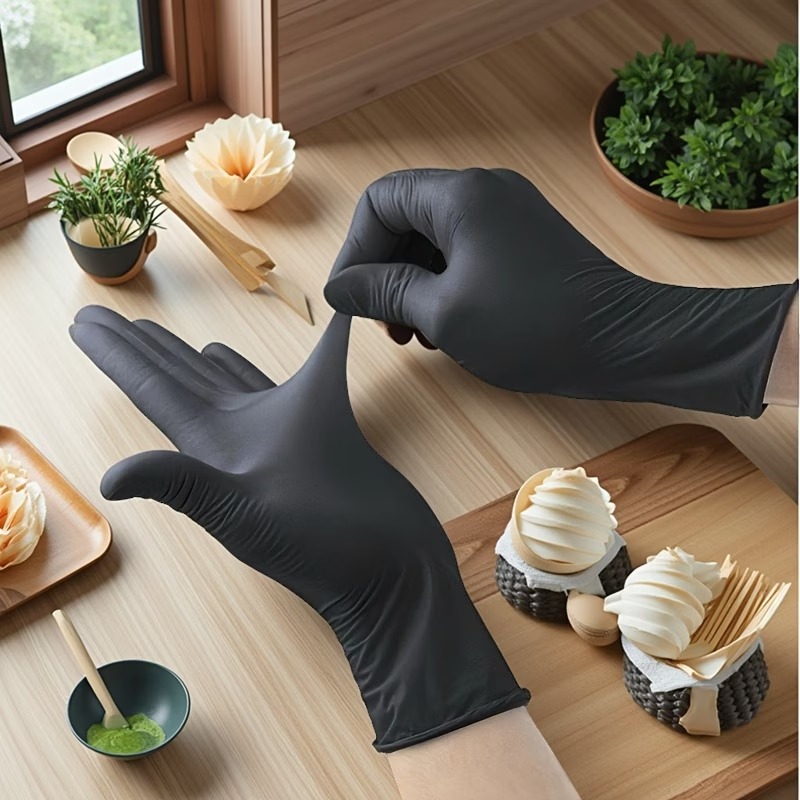 Luvas descartáveis ​​de nitril - Commercial Kitchen Gloves avaliação e preço